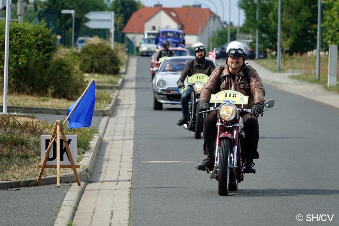Bild: Eine Durchschnittsgeschwindigkeit von 28 km/h von Wolfen bis nach Großzöberitz: Die Sonderprüfung reichte über mehrere Kilometer und war deshalb auch nicht einfach zu meistern.
