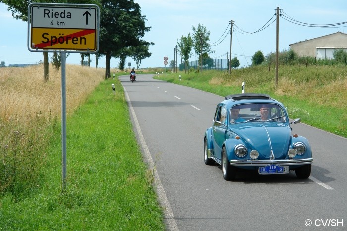 Bild: Auf dem Kurs durch die Ortschaften der Stadt Zörbig.