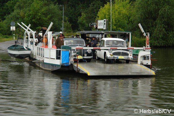 Bild: Querung der Saale in Wettin.