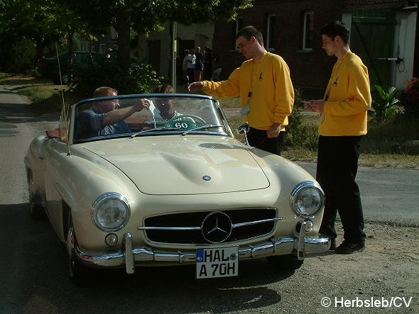 Bild: Im Ort Tornau v. d. Heide erfolgte eine Durchfahrtskontrolle.