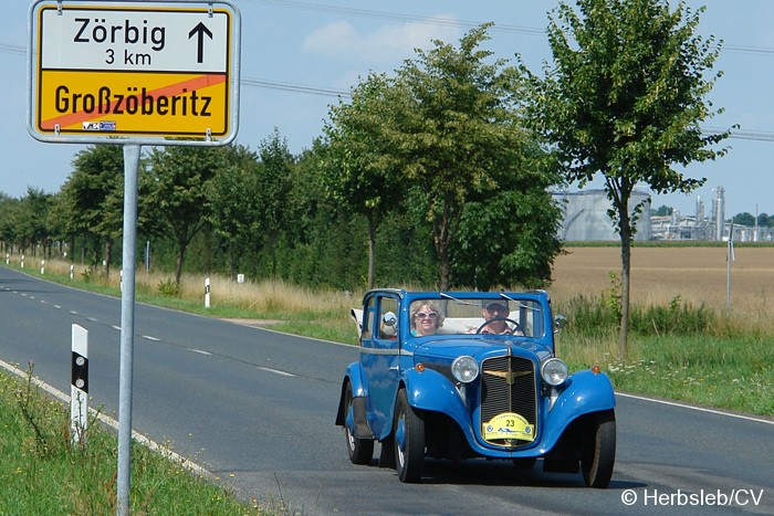 Bild: Aus Zörbig kommend, mussten die Teilnehmer die Sonderprüfung in Großzöberitz finden.