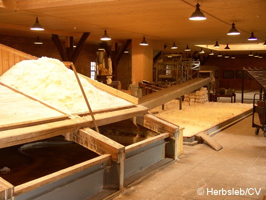 Bild: Schausieden im Salinemuseum.