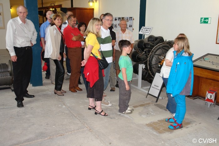 Bild: Ziel des Tagesausfahrt war das Industriedenkmal in Zschornewitz. Die Curbici-Teilnehmer besuchten hier das Museum des einstigen und weltweit größten Kohlekraftwerks.