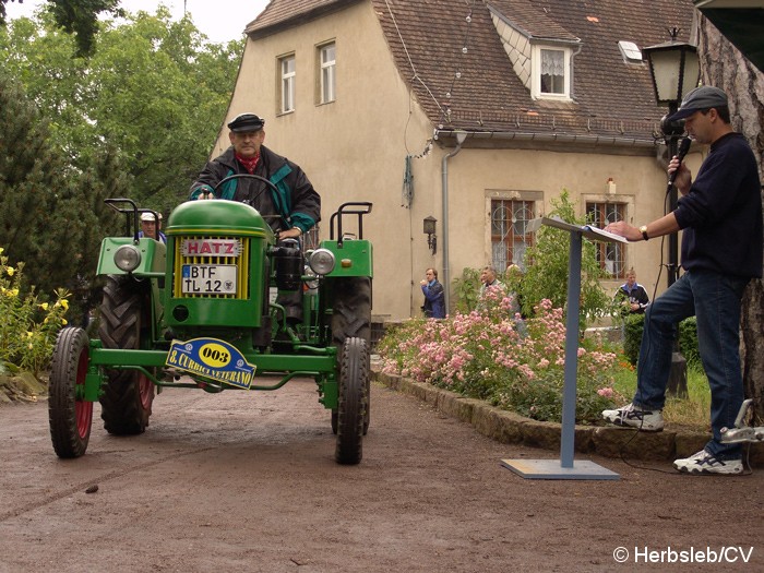 Bild: Start zur Ausfahrt zum Wendepunkt nach Reppichau.
